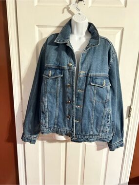 Vintage Wrangler 100% Cotton Hero Denim Jacket Size Large